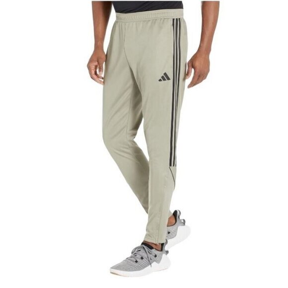 NEW Mens adidas Tiro‎ 21 Men's Track Pants Silver Pebble / Black Size 4XL Tall
